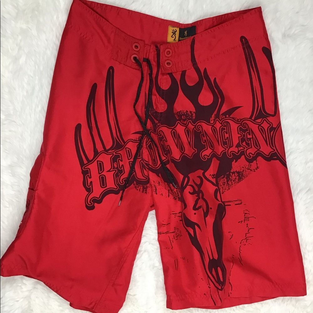 Browning Board Shorts Mens Size 30 Long (Y2)^
